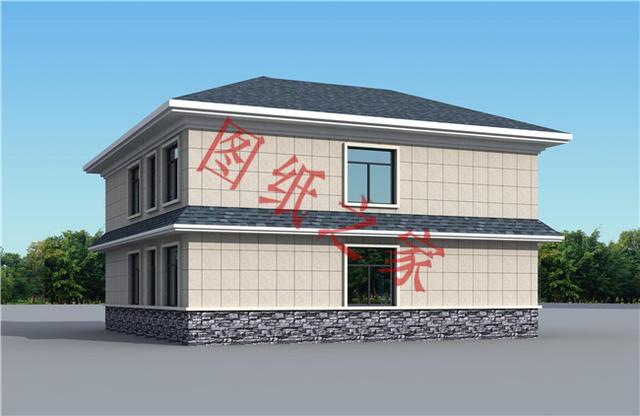 二層別墅設(shè)計圖，外觀新穎，快來選購吧?。?！