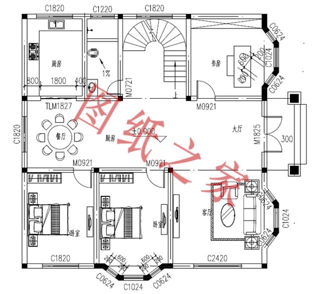 二層別墅設(shè)計圖，外觀新穎，快來選購吧?。?！