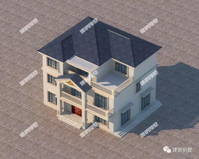 一屋多戶的別墅設(shè)計圖，外觀大氣，結(jié)構(gòu)實用，越看越喜歡！