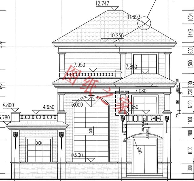 農(nóng)村三層別墅設(shè)計圖，外觀新穎，設(shè)計獨特，造價實惠！