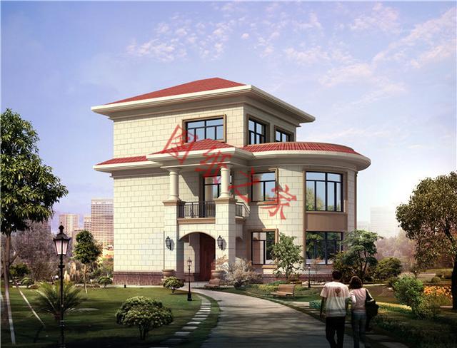 農(nóng)村三層別墅設(shè)計圖，外觀新穎，設(shè)計獨特，造價實惠！