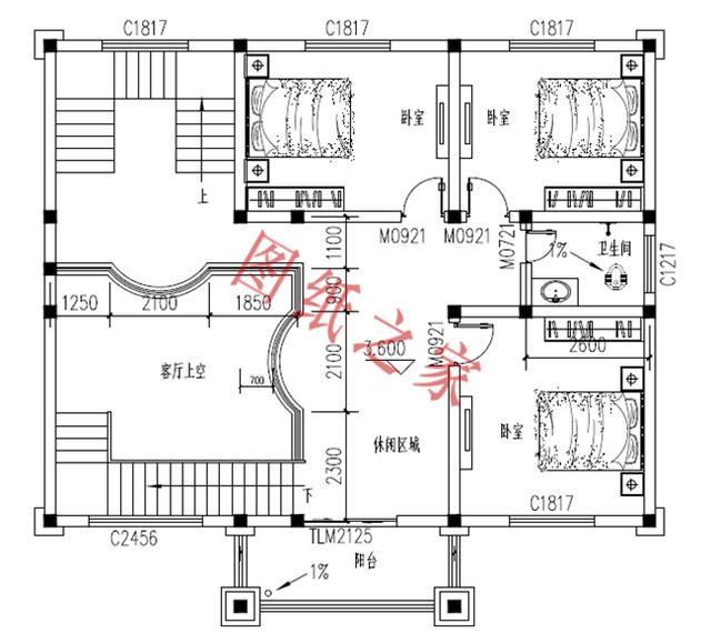 農(nóng)村三層別墅設(shè)計圖，外觀新穎，設(shè)計獨特，造價實惠！