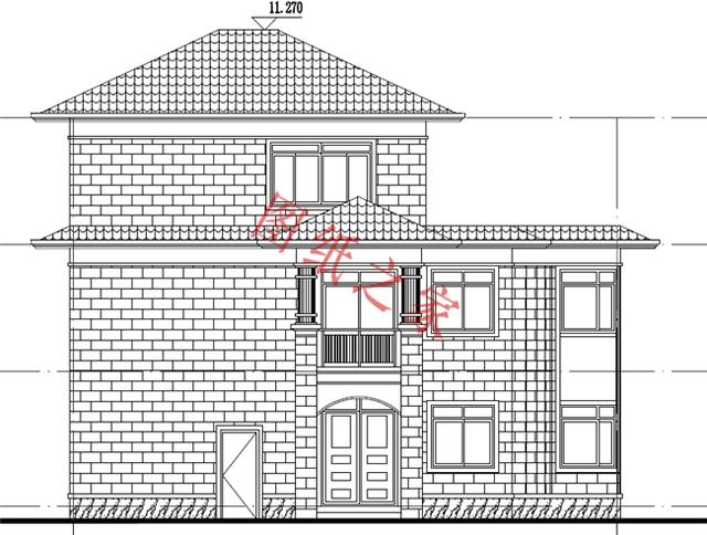 農(nóng)村三層別墅設(shè)計圖，外觀新穎，設(shè)計獨特，造價實惠！