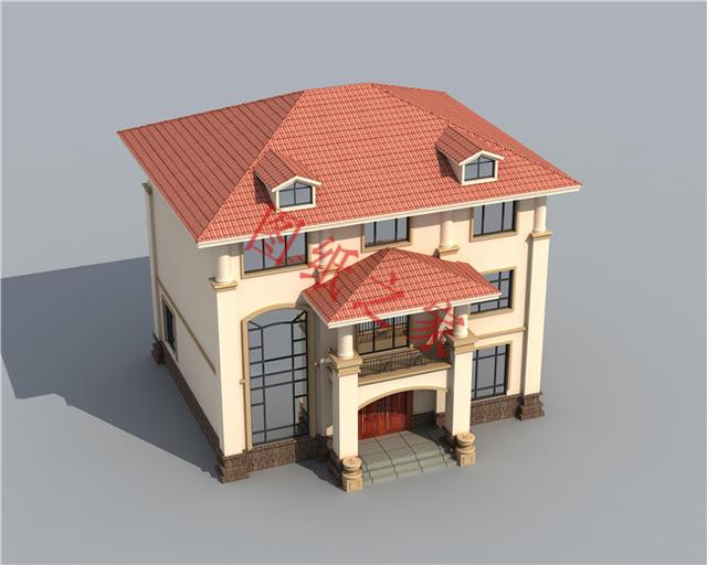 農(nóng)村三層別墅設(shè)計圖，外觀新穎，設(shè)計獨特，造價實惠！