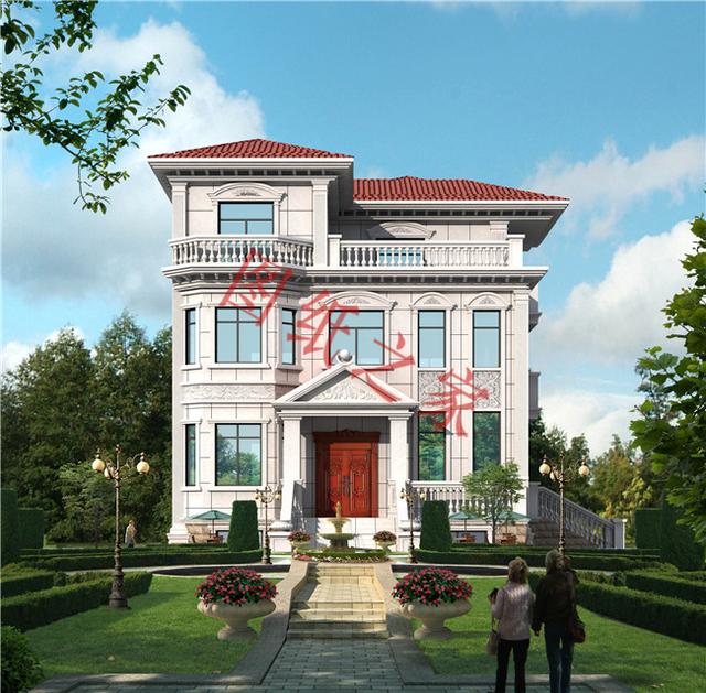 農(nóng)村三層別墅設(shè)計圖，外觀新穎，設(shè)計獨特，造價實惠！