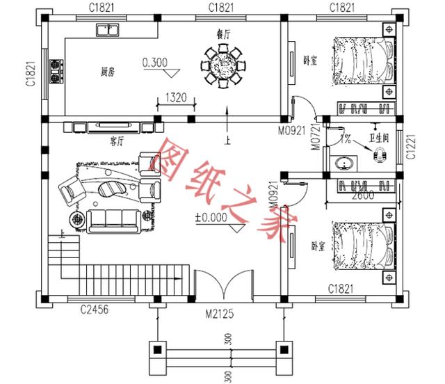 農(nóng)村三層別墅設(shè)計圖，外觀新穎，設(shè)計獨特，造價實惠！