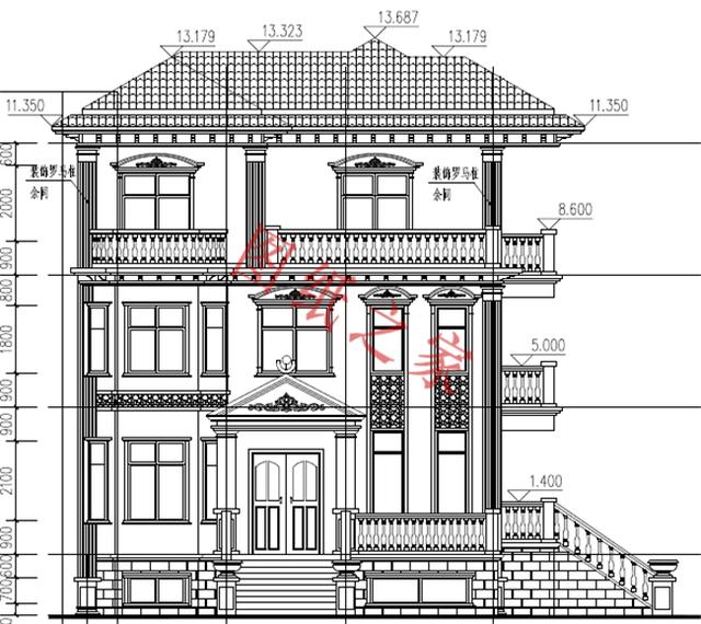 農(nóng)村三層別墅設(shè)計圖，外觀新穎，設(shè)計獨特，造價實惠！