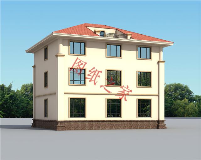 農(nóng)村三層別墅設(shè)計圖，外觀新穎，設(shè)計獨特，造價實惠！