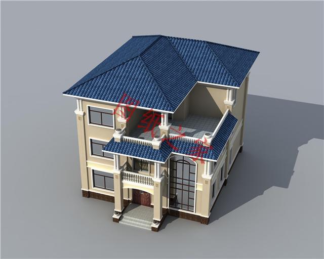 農(nóng)村三層別墅設(shè)計圖，外觀新穎，設(shè)計獨特，造價實惠！