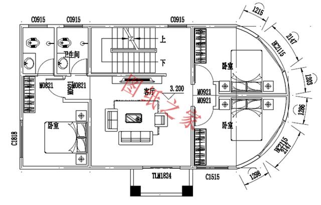 農(nóng)村三層別墅設(shè)計圖，外觀新穎，設(shè)計獨特，造價實惠！