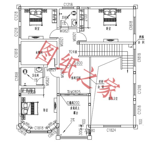 二層別墅設(shè)計(jì)圖，讓你遠(yuǎn)離城市喧囂，心曠神怡！