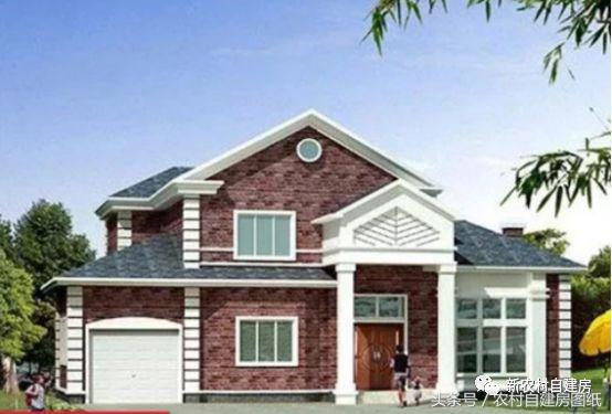 經典帶車庫二層設計圖 外觀舒適！造價實惠！