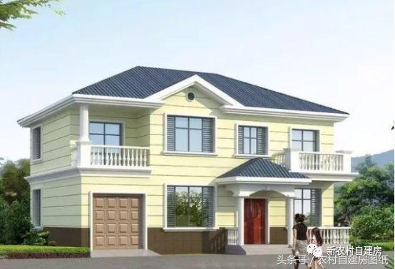 經典帶車庫二層設計圖 外觀舒適！造價實惠！