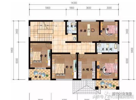 經典帶車庫二層設計圖 外觀舒適！造價實惠！