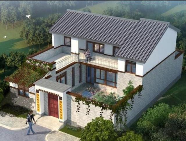 兩款農(nóng)村小二樓設(shè)計(jì)圖，讓人過目不忘，占地小價(jià)格優(yōu)！