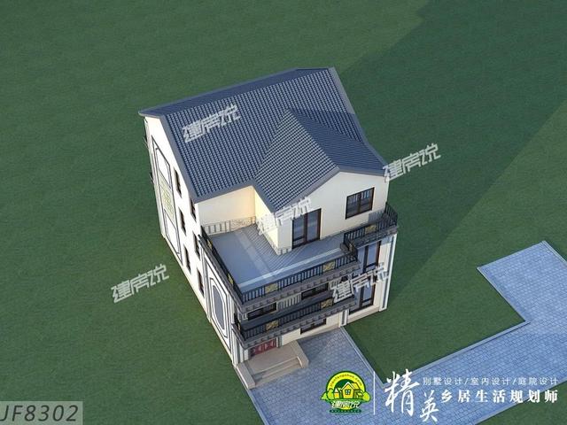 新款中式別墅設計圖，占地小，內(nèi)部設施全面！