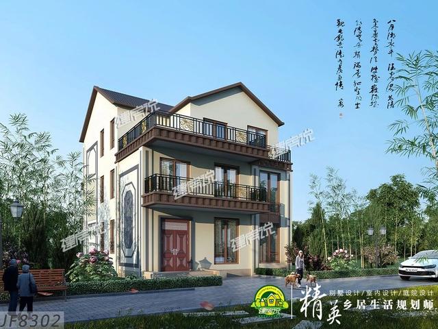 新款中式別墅設計圖，占地小，內(nèi)部設施全面！