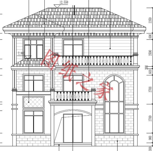 6套農(nóng)村三層別墅設(shè)計圖，造價合理，外觀高端！