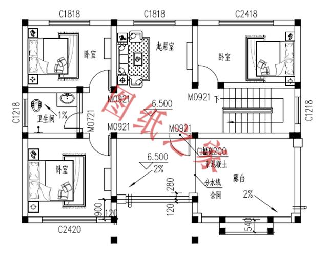 6套農(nóng)村三層別墅設(shè)計圖，造價合理，外觀高端！