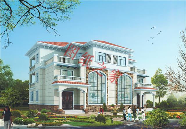 6套農(nóng)村三層別墅設(shè)計圖，造價合理，外觀高端！