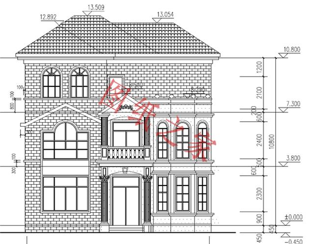 6套農(nóng)村三層別墅設(shè)計圖，造價合理，外觀高端！