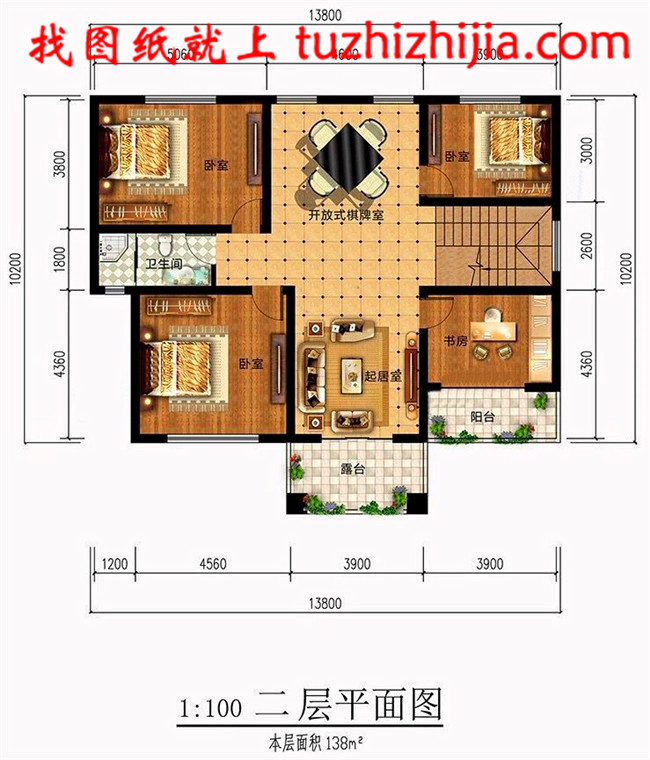 5套農(nóng)村二層樓簡(jiǎn)單大氣的設(shè)計(jì)圖紙，回老家自建正合適