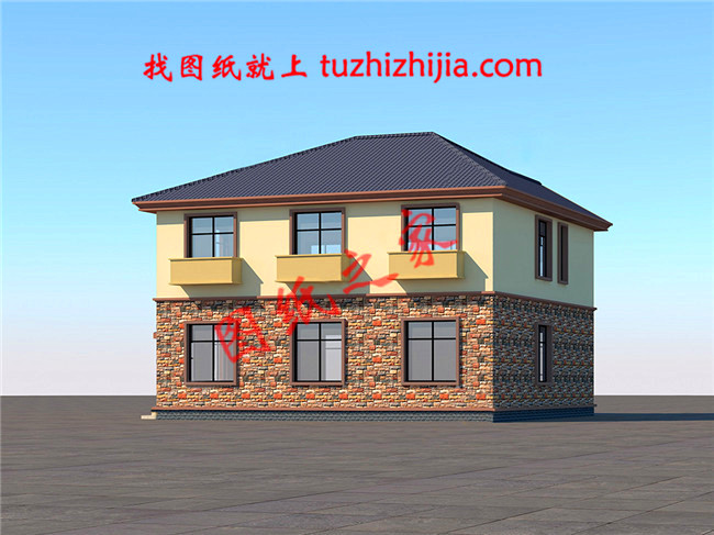 5套農(nóng)村二層樓簡(jiǎn)單大氣的設(shè)計(jì)圖紙，回老家自建正合適