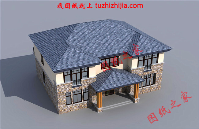 5套農(nóng)村二層樓簡(jiǎn)單大氣的設(shè)計(jì)圖紙，回老家自建正合適