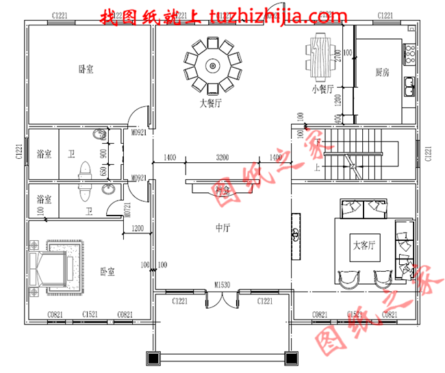 5套農(nóng)村二層樓簡(jiǎn)單大氣的設(shè)計(jì)圖紙，回老家自建正合適