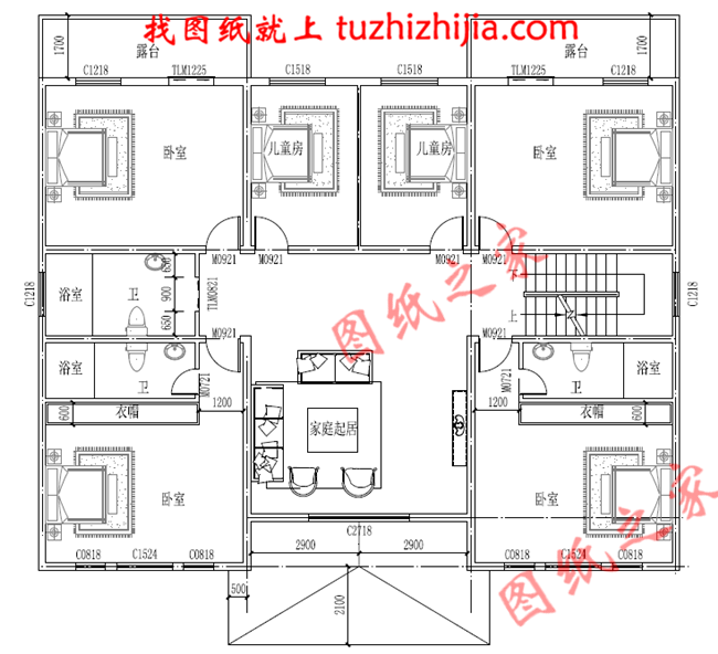 5套農(nóng)村二層樓簡(jiǎn)單大氣的設(shè)計(jì)圖紙，回老家自建正合適