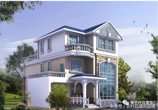 爆款歐式別墅設計圖， 布局合理，外觀新穎！