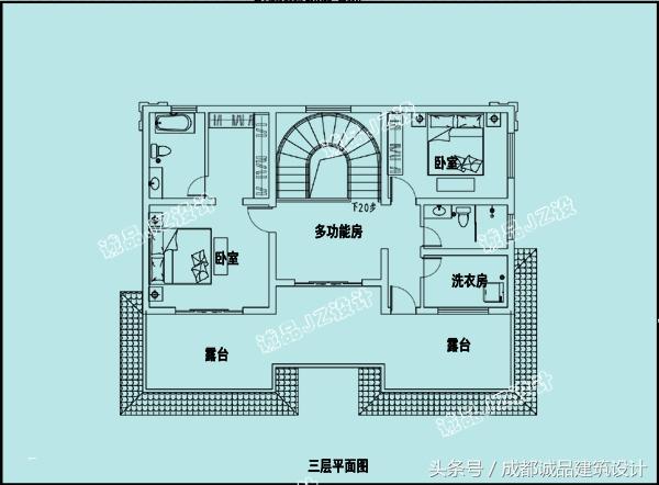 占地小的新式自建房，外觀大氣，布局合理！