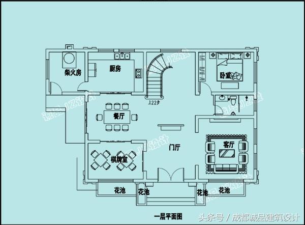 占地小的新式自建房，外觀大氣，布局合理！