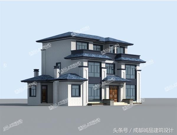 占地小的新式自建房，外觀大氣，布局合理！