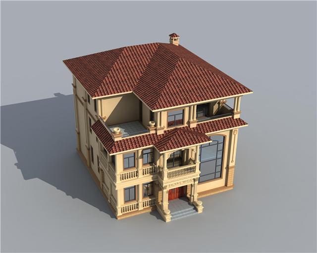 6套農(nóng)村三層別墅設(shè)計(jì)圖，外觀大氣、造價(jià)低廉！