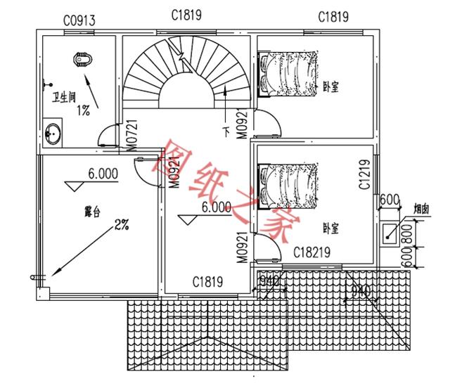 6套農(nóng)村三層別墅設(shè)計(jì)圖，外觀大氣、造價(jià)低廉！