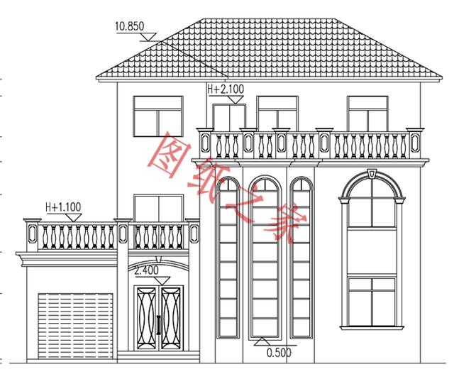 6套農(nóng)村三層別墅設(shè)計(jì)圖，外觀大氣、造價(jià)低廉！