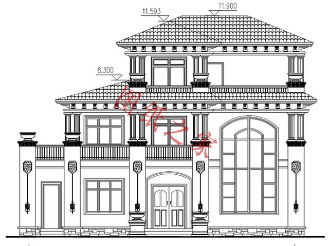 6套農(nóng)村三層別墅設(shè)計(jì)圖，外觀大氣、造價(jià)低廉！