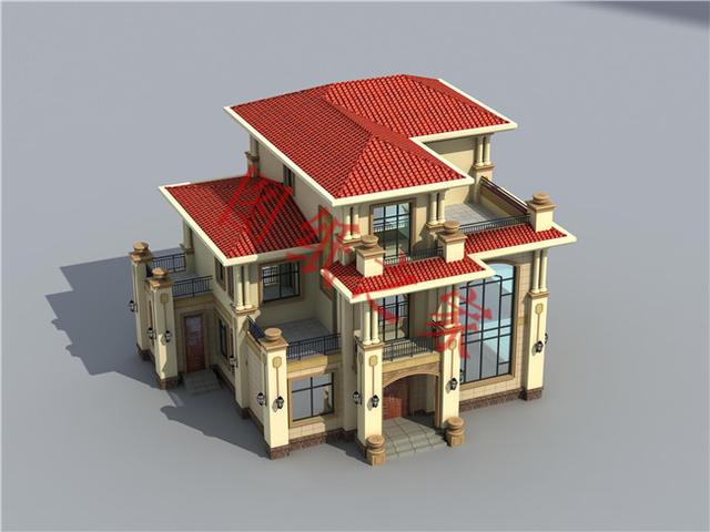 6套農(nóng)村三層別墅設(shè)計(jì)圖，外觀大氣、造價(jià)低廉！