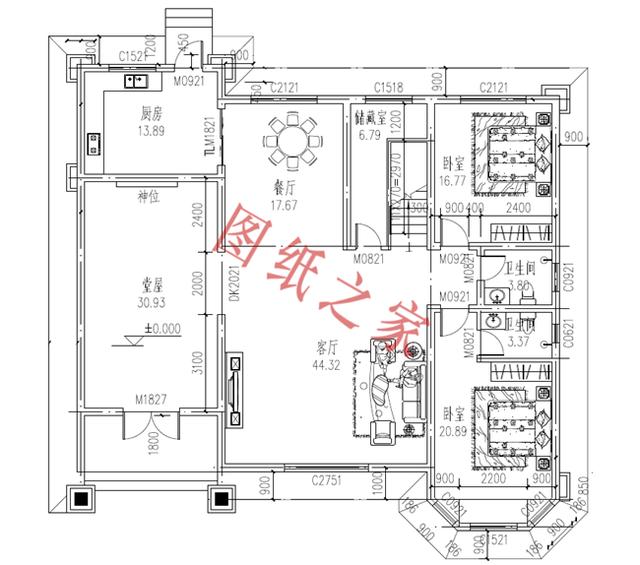 6套農(nóng)村三層別墅設(shè)計(jì)圖，外觀大氣、造價(jià)低廉！