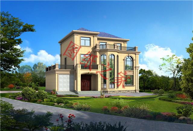 6套農(nóng)村三層別墅設(shè)計(jì)圖，外觀大氣、造價(jià)低廉！