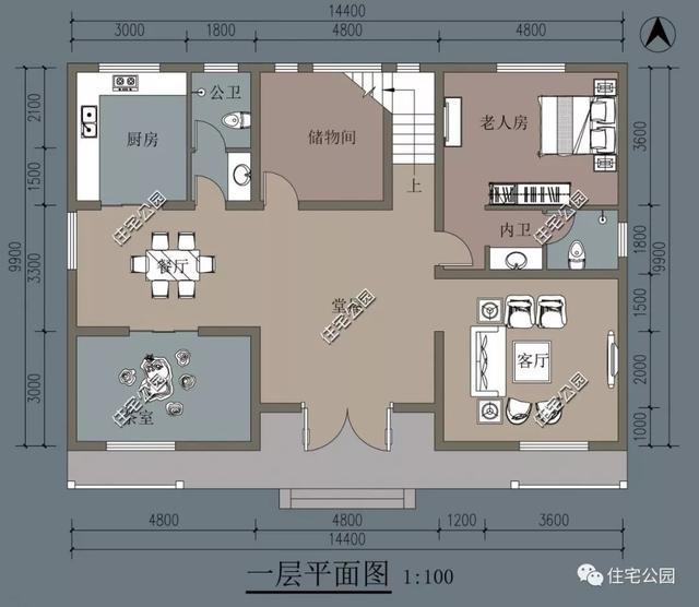 農(nóng)村小戶型中式別墅設計圖，外觀新穎獨特，您的首選！