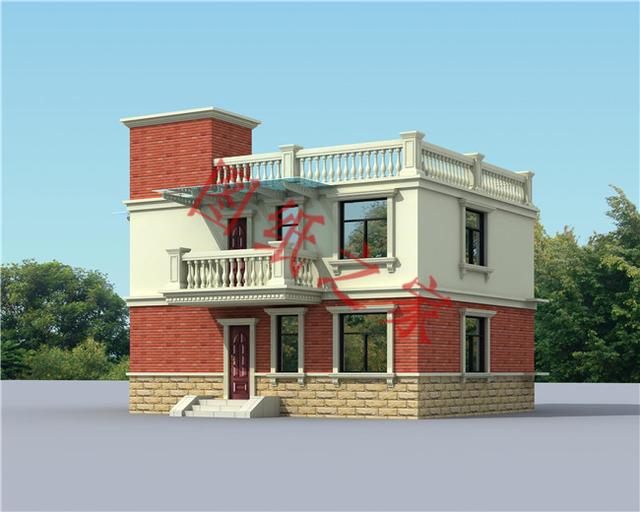 農(nóng)村二層自建房設(shè)計(jì)圖，造價(jià)低廉，您理想的首選！