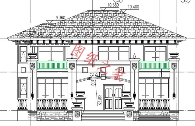 農(nóng)村二層自建房設(shè)計(jì)圖，造價(jià)低廉，您理想的首選！