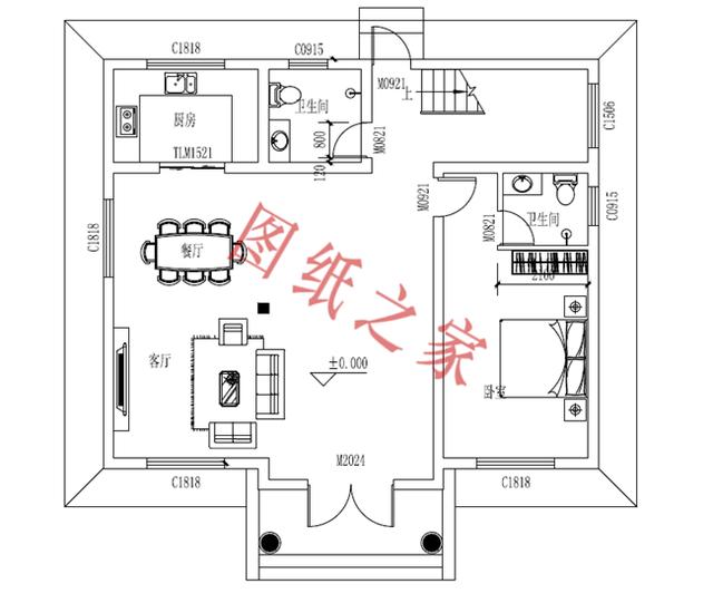 農(nóng)村二層自建房設(shè)計(jì)圖，造價(jià)低廉，您理想的首選！