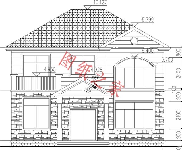 農(nóng)村二層自建房設(shè)計(jì)圖，造價(jià)低廉，您理想的首選！