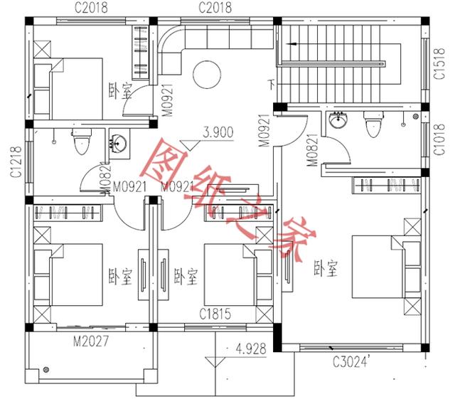 農(nóng)村二層自建房設(shè)計(jì)圖，造價(jià)低廉，您理想的首選！
