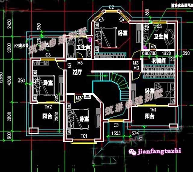 簡單實用二層別墅設計圖，內含車庫，既時尚又溫馨！
