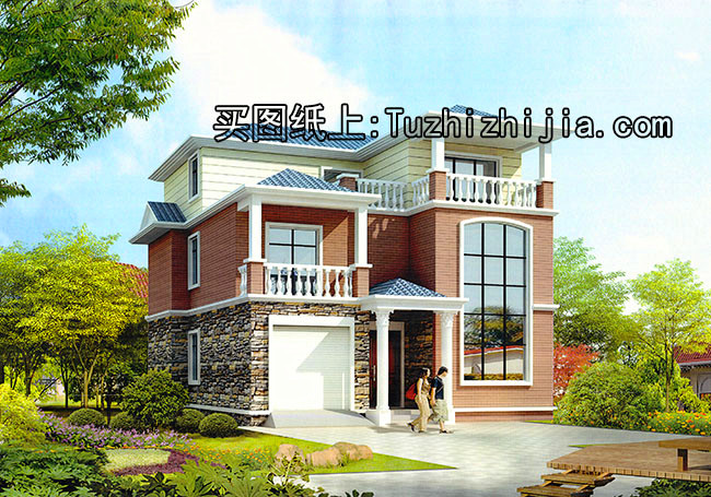 農(nóng)村120方三層自建房子設(shè)計圖紙，再過10年不會淘汰