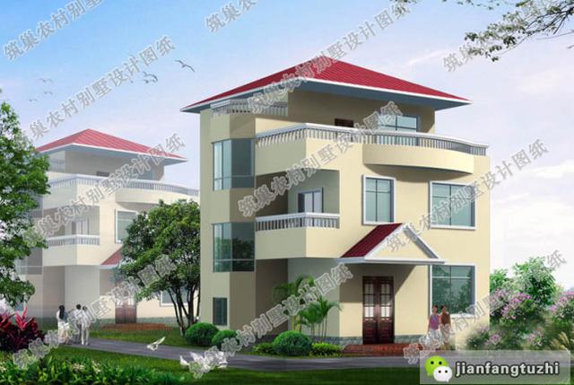 二層半，三層小平米別墅設(shè)計圖，造價低廉，值得選購！